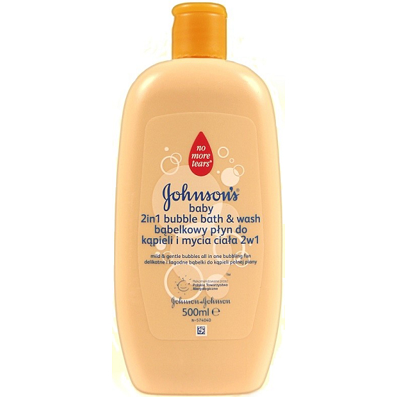 Johnsons Baby 2v1 Bublinková koupel a sprchový gel 500 ml