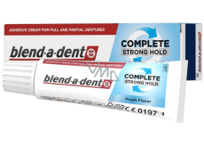 Blend-a-dent Complete Strong Hold Fresh Flavor fixační krém pro zubní náhrady, protézy 47 g