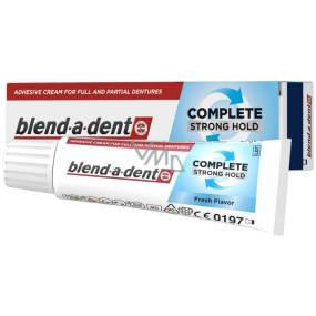 Blend-a-dent Complete Strong Hold Fresh Flavor fixační krém pro zubní náhrady, protézy 47 g