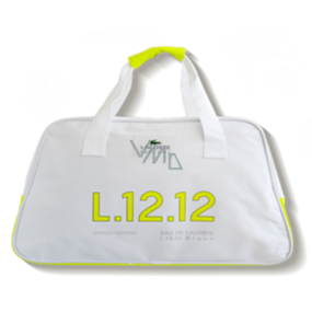 Lacoste Eau de Lacoste L.12.12 Yellow Limited Edition torba sportowa żółty pas 48 x 18 x 30 cm