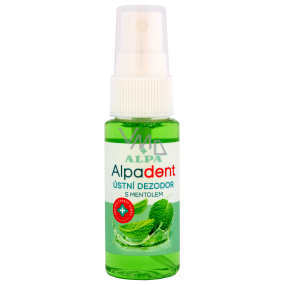 Alpa-Dent z mentolem dezodorant do ust 30 ml Alpa-Dent z mentolem dezodorant do ust 30 ml