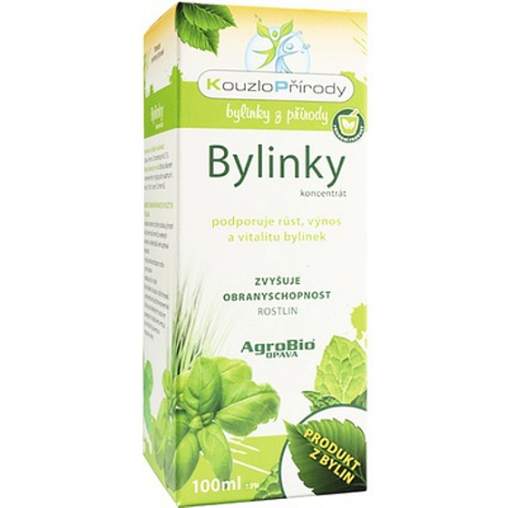 Kouzlo přírody Bylinky koncentrát pro růst a vitalitu bylinek 100 ml