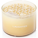 Yankee Candle Laughter Sun Bright - Hřejivé slunce vonná svíčka sklo 3 knoty 510 g