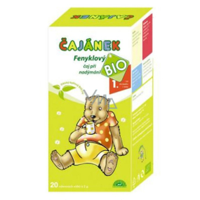 Liftea Čajánek Bio Fenyklový bylinný čaj při nadýmání pro děti 20 x 2 g