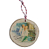 Bohemia Gifts Ručně vyráběná vánoční ozdoba dřevěná Tři andílci 6 cm