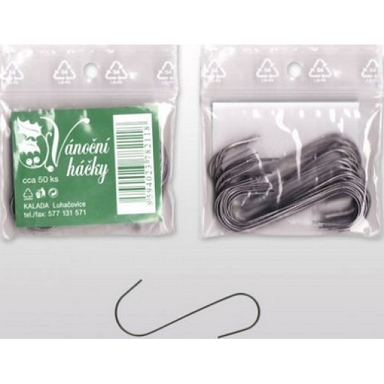 Vánoční háčky 50 kusů
