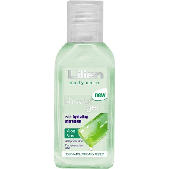 Lilien Aloe Vera sprchový gel 50 ml cestovní balení