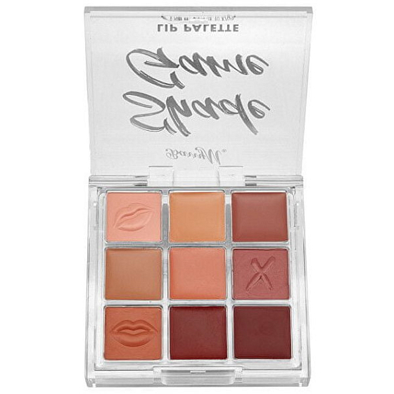 Barry M Shade Game Lip Palette paleta kompaktních rtěnek 0,42 g