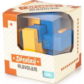 Albi Mozkovna Velký dřevěný hlavolam Kříž 8,2 x 8,2 x 9 cm