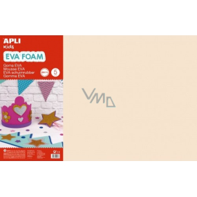 Apli Pěnovka smetanová 600 x 400 x 2 mm 5 listů