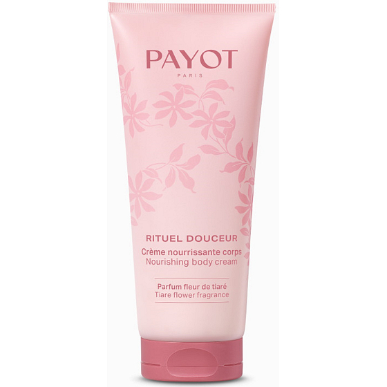 Payot Rituel Douceur z kwiatem tiaré odżywczy krem do ciała z mikrokrystalami kwarcu 100 ml