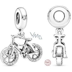 Zawieszka ze srebra próby 925 Błyszczące koło, charms do bransoletki sportowej