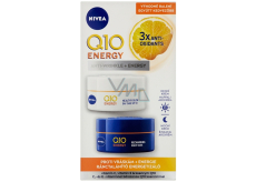 Nivea Q10 Energy energizujący krem na dzień przeciw zmarszczkom 50 ml + energizujący krem na noc przeciw zmarszczkom 50 ml, kosmetyczna zestaw
