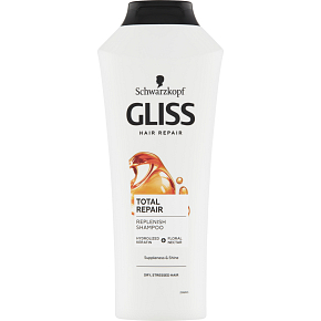 Gliss Total Repair szampon regeneracyjny do suchych włosów, 400 ml