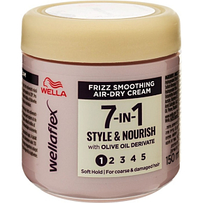 Wellaflex Frizz Smooth 7w1 krem do włosów przeciwko puszeniu 150 ml