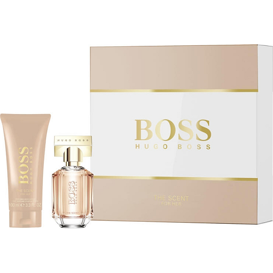 Hugo Boss The Scent parfémovaná voda pro ženy 30 ml + tělové mléko 100 ml, dárková sada