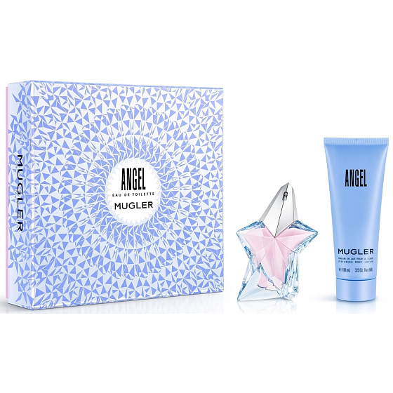 Thierry Mugler Angel New Eau de Toilette toaletní voda pro ženy 50 ml + tělové mléko 100 ml, dárková sada