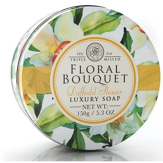 Somerset Toiletry Narcis toaletní mýdlo v plechu 150 g