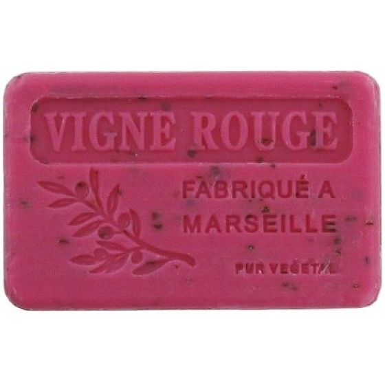 SB. Collection Červené víno přírodní, bio, z Provence, Marseillské mýdlo s bambuckým máslem 125 g