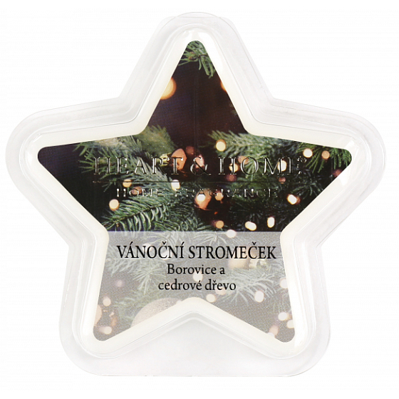 Heart & Home Vůně vánočního stromečku Sojový přírodní vonný vosk 26 g