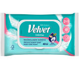 Velvet Intima 2w1 wilgotny papier toaletowy 42 sztuk