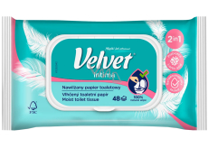 Velvet Intima 2w1 wilgotny papier toaletowy 42 sztuk