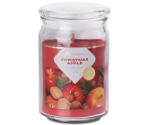 Emocio Christmas Apple - Vánoční jablko vonná svíčka sklo se skleněným víčkem 453 g 93 x 142 mm