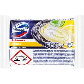 Domestos 3w1 Power Cytrusów zapasowa wkładka do bloku WC, 35 g