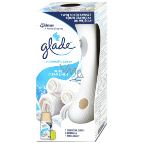 Glade Sense & Spray Czysta Bielizna automatyczny odświeżacz powietrza + wkład 269 ml spray