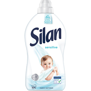 Silan płyn do płukania Sensitive & Baby 64 prań 1408 ml