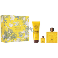 Versace Eros Energy Pour Homme woda toaletna 100 ml + żel pod prysznic 150 ml + woda toaletna 5 ml, zestaw prezentowy dla mężczyzn