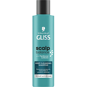 Gliss Scalp Balance głęboko oczyszczający szampon, 200 ml