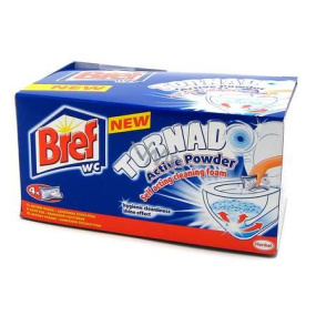 Bref Tornádo WC aktivní prášek 4 x 100 g