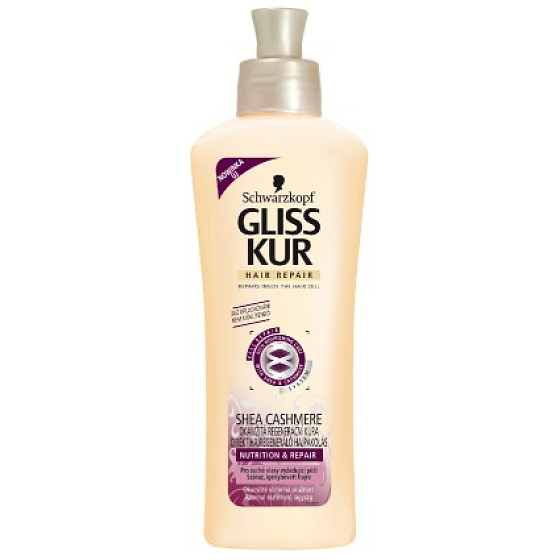 Gliss Kur Shea Cashmere okamžitá bezoplachová regenerační kúra 150 ml