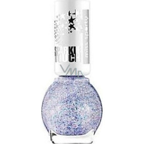 Miss Sporty Sparkle Touch lak na nehty 888 Silver 7 ml Miss Sporty Sparkle Touch lak na nehty 888 Silver 7 ml