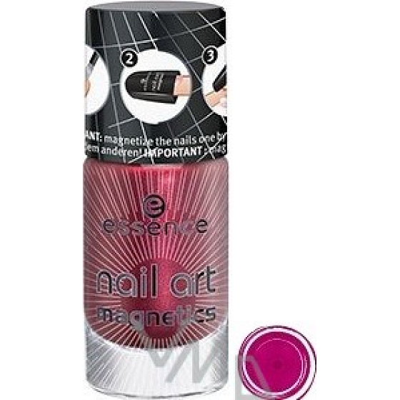 Essence Nail Art Magnetics lak s magnetickým efektem 09 Magic Red Carpet 8 ml