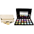 Be Chic! Playful Colors kosmetická paleta očních stínů 24 barevných odstínů + Pearle Miracle sada kosmetických štětců 10 kusů