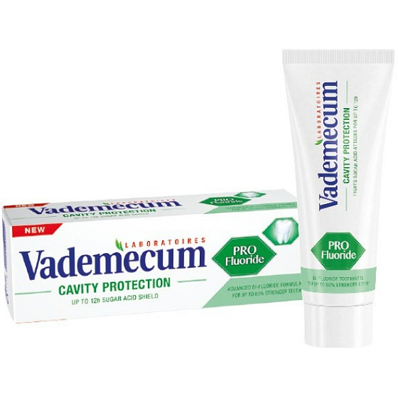Vademecum Pro Fluoride Cavity Protection zubní pasta 75 ml