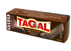 Tagal Brązowy samopołyskowy krem ochronny z aplikatorem do obuwia skórzanego 50 g