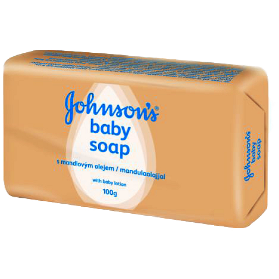 Johnsons Baby Mandlový olej toaletní mýdlo pro děti 100 g