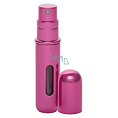 Pressit Perfume Refillable Atomiser napełnialny flakon metaliczna różowa 4 ml