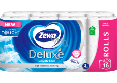 Zewa Deluxe Delicate Care 3vrstvý toaletní papír, 16 rolí, 19,3 m role
