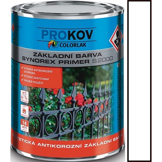 Colorlak Synorex Primer S 2000 syntetyczna antykorozyjna farba podkładowa Biała 0,6 l