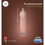 Durex Real Feel kondom pro přirozený pocit kůže na kůži nominální šířka: 56 mm nelatexové i pro alergiky 16 kusů