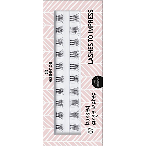 Essence Lashes To Impress sztuczne rzęsy 07 Bundled Single Lashes 20 sztuk