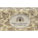 English Soap Vintage Merry Christmas přírodní parfémované toaletní mýdlo s bambuckým máslem 190 g