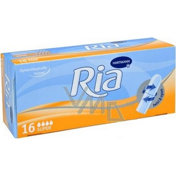Ria Super dámské tampony pro silnou menstruaci 16 kusů