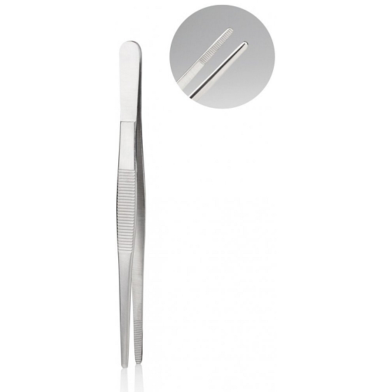 Diva & Nice Pinceta prosta długa nierdzewna 14 cm