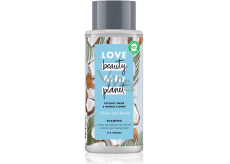 Love Beauty & Planet Woda kokosowa i kwiaty mimozy szampon do delikatnych włosów bez objętości 400 ml