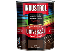 Industrol S2013 uniwersalny połysk farba na metal i drewno, 2320 kawowy brąz, 600 ml